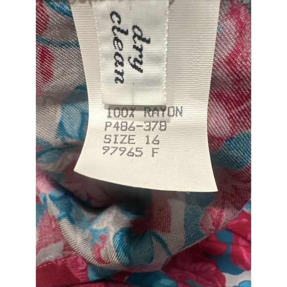 Country Sophisticates Petite Pendleton 2pc Gentry Floral Skirt & Blouse Sz 14/16 - Picture 11 of 11